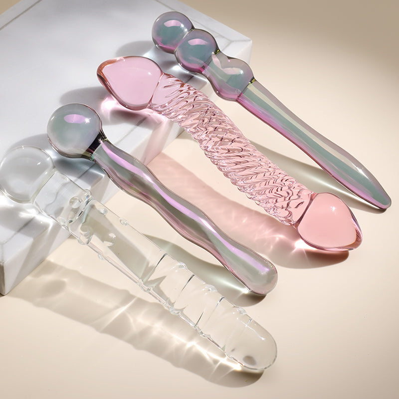 Mizz Zee Magic Crystal Glass Dildo – Multi-Style Collection