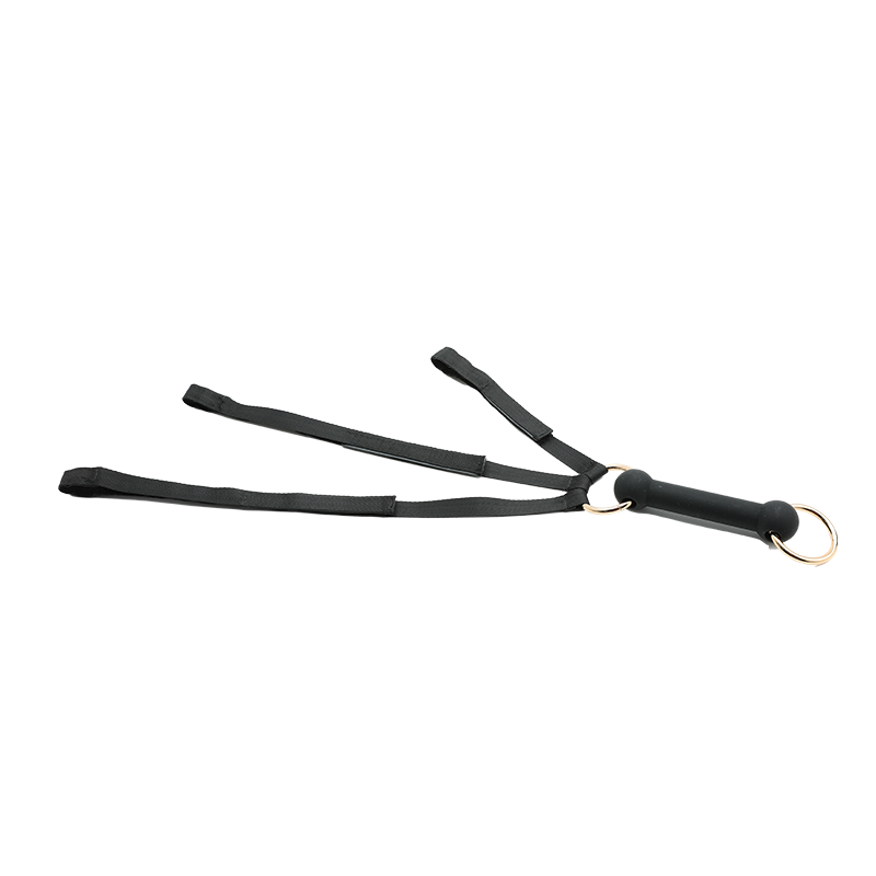 Mizz Zee Black Faux Leather Pony Play Chest & Leash Harness Set