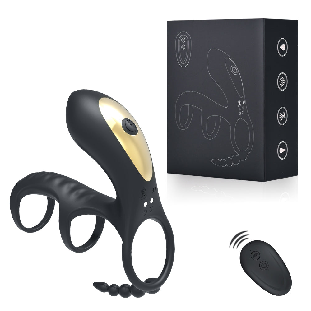 Ultimate PulsePro 10X Multi-Zone Vibrating & Suction Cock Ring