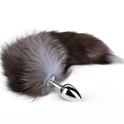MizzZee Stainless Steel Fox Tail Butt Plug
