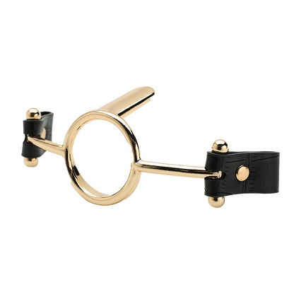 Mizz Zee Black Faux Leather Pony Play Chest & Leash Harness Set