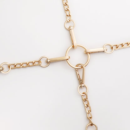 Mizz Zee Gold Cross Buckle Restraint Connector