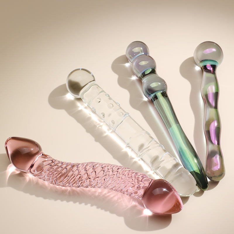 Mizz Zee Magic Crystal Glass Dildo – Multi-Style Collection