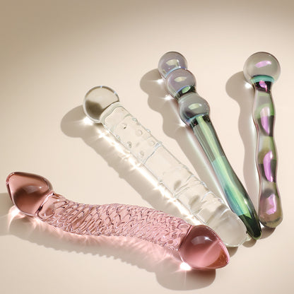 Mizz Zee Magic Crystal Glass Dildo – Multi-Style Collection