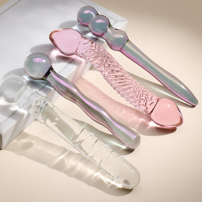 Mizz Zee Magic Crystal Glass Dildo – Multi-Style Collection