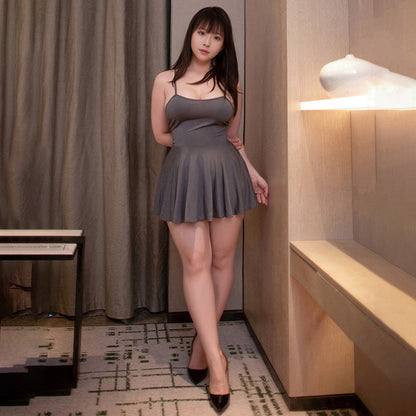 Fée et moi Icy Silk Cross-Back Lingerie Dress