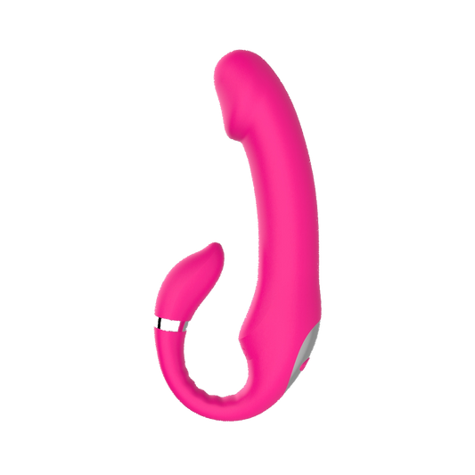 ErgoVibe™ Dual Motor Strapless Strap-On Vibrator – 10 Modes