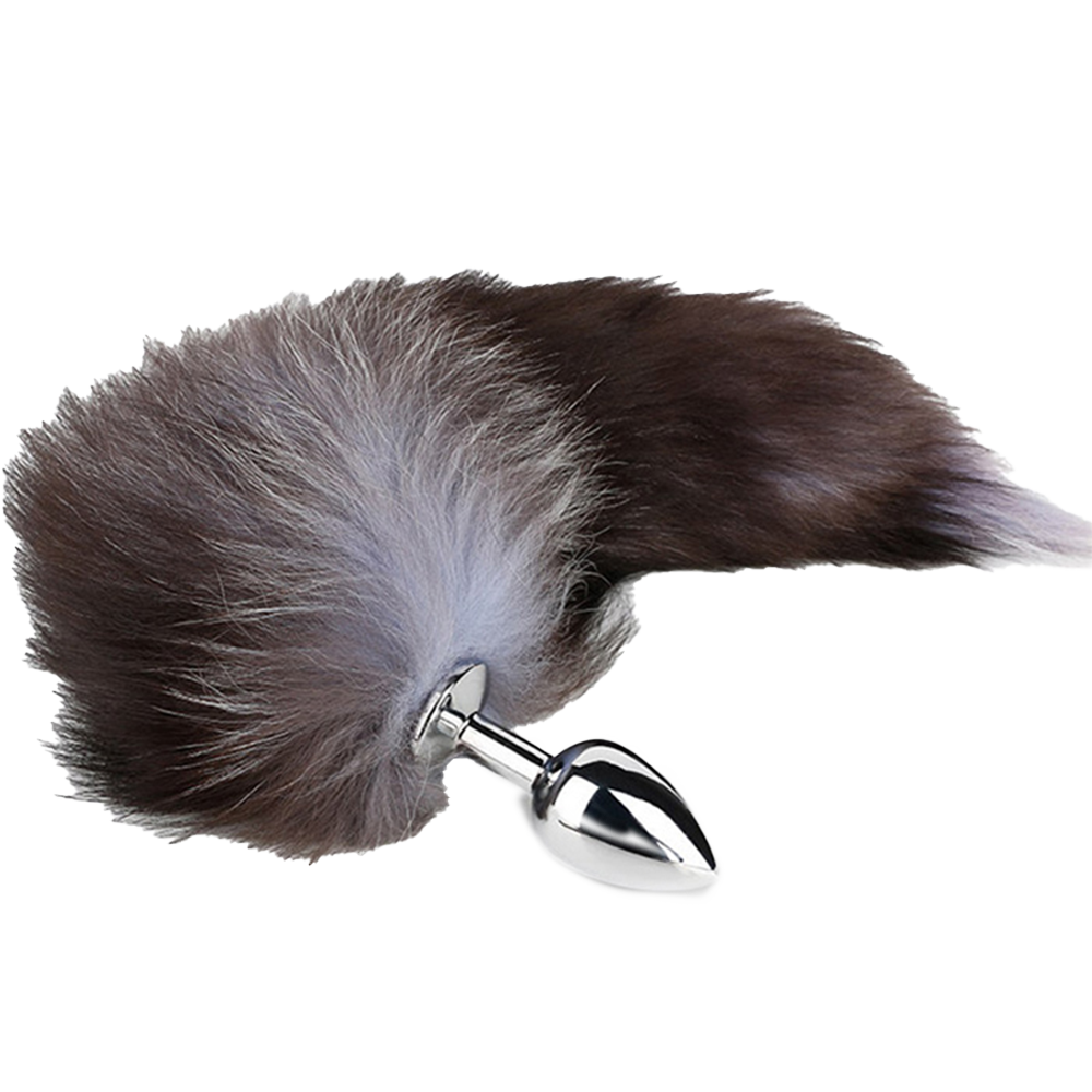 MizzZee Stainless Steel Fox Tail Butt Plug