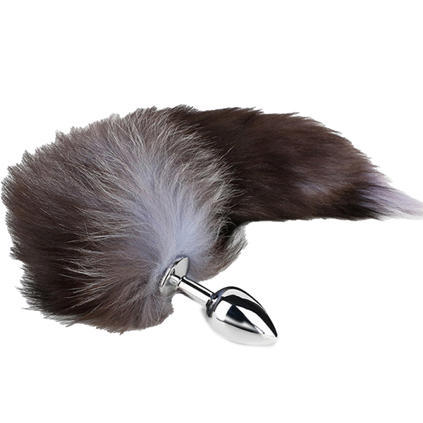 MizzZee Stainless Steel Fox Tail Butt Plug