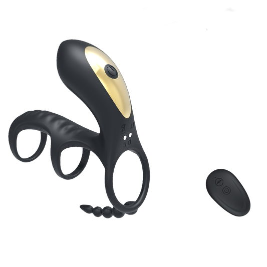 Ultimate PulsePro 10X Multi-Zone Vibrating & Suction Cock Ring