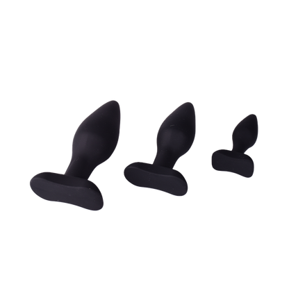Velvett™ 3-Piece Silicone Anal Plug Set