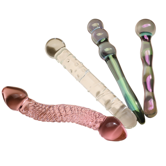 Mizz Zee Magic Crystal Glass Dildo – Multi-Style Collection